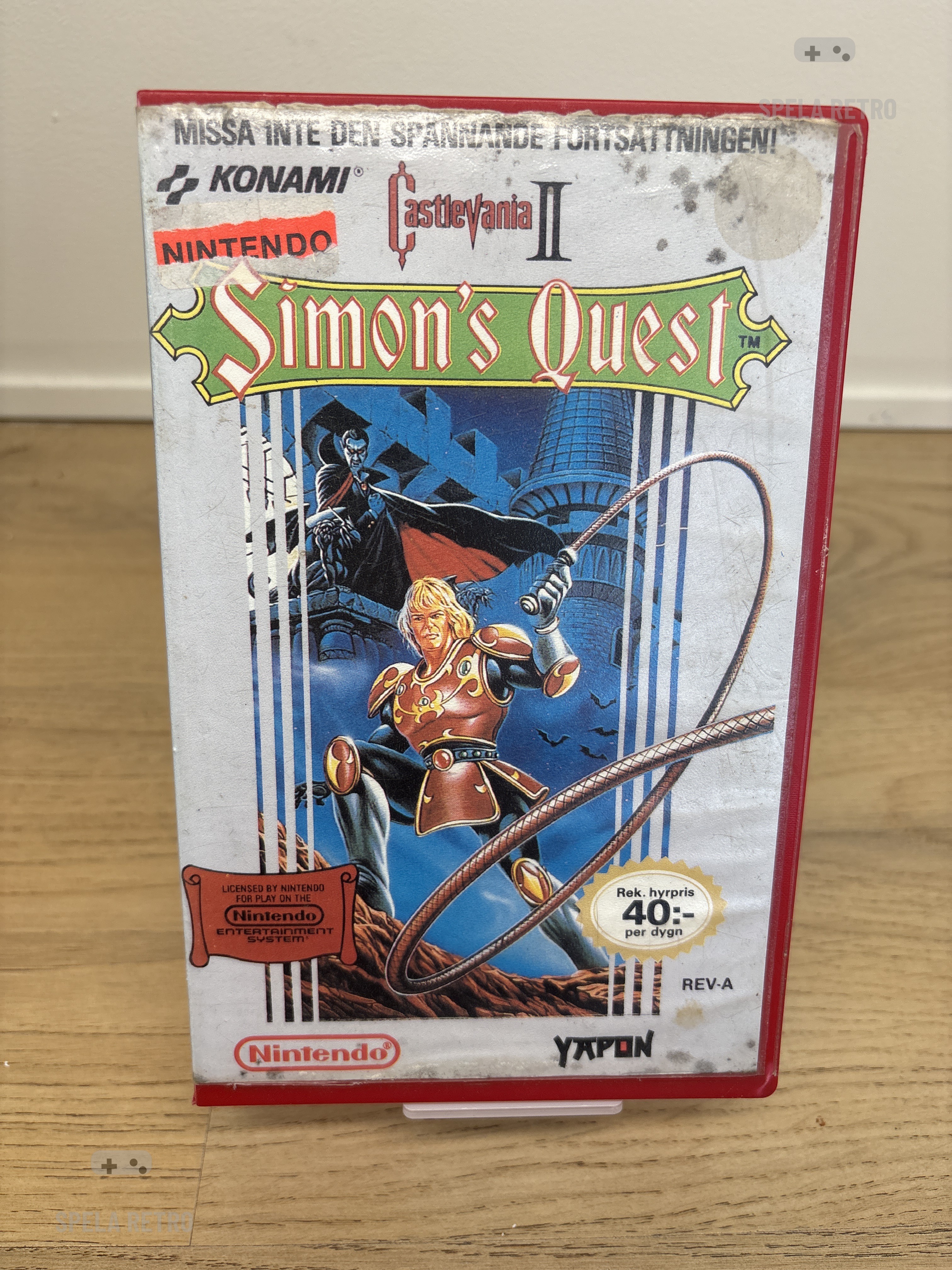 Castlevania II Simon's Quest YAPON Hyrbox