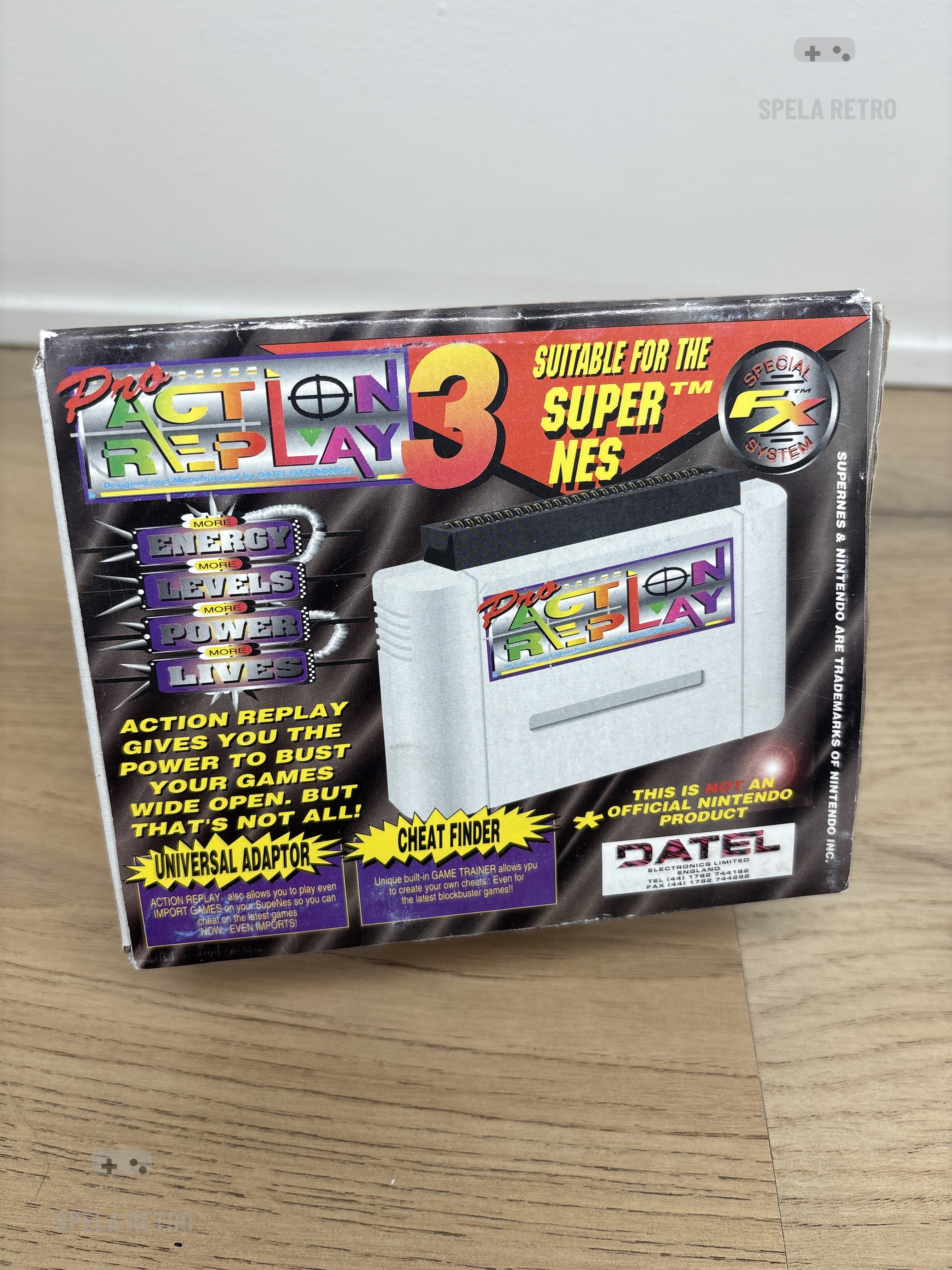 Pro Action Replay Adapter For SNES Datel