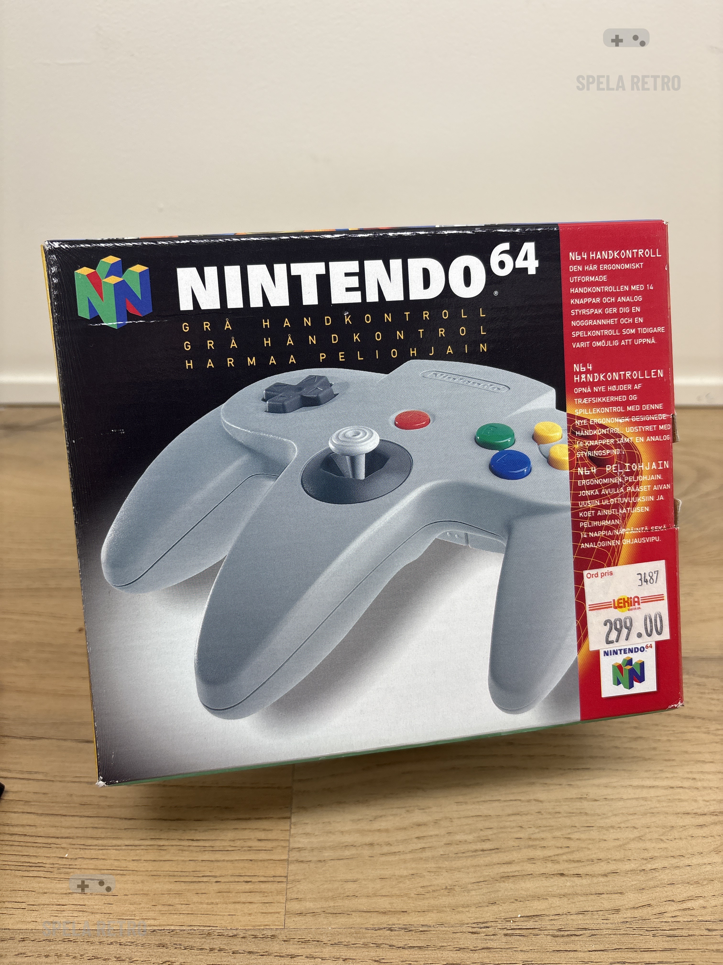 Original Handkontroll Grå - Nintendo 64 (N64)