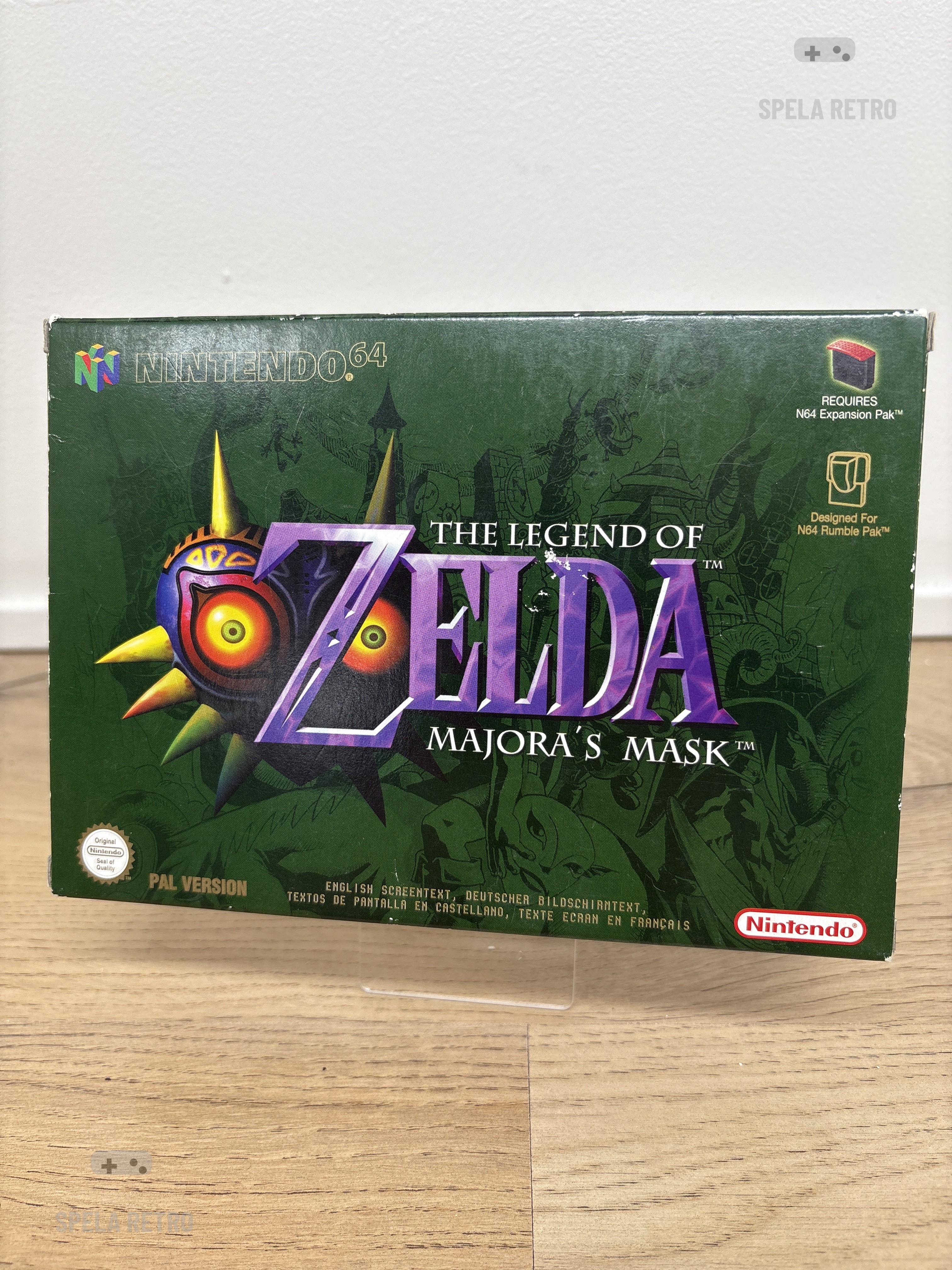 Zelda - Majora's Mask till Nintendo 64