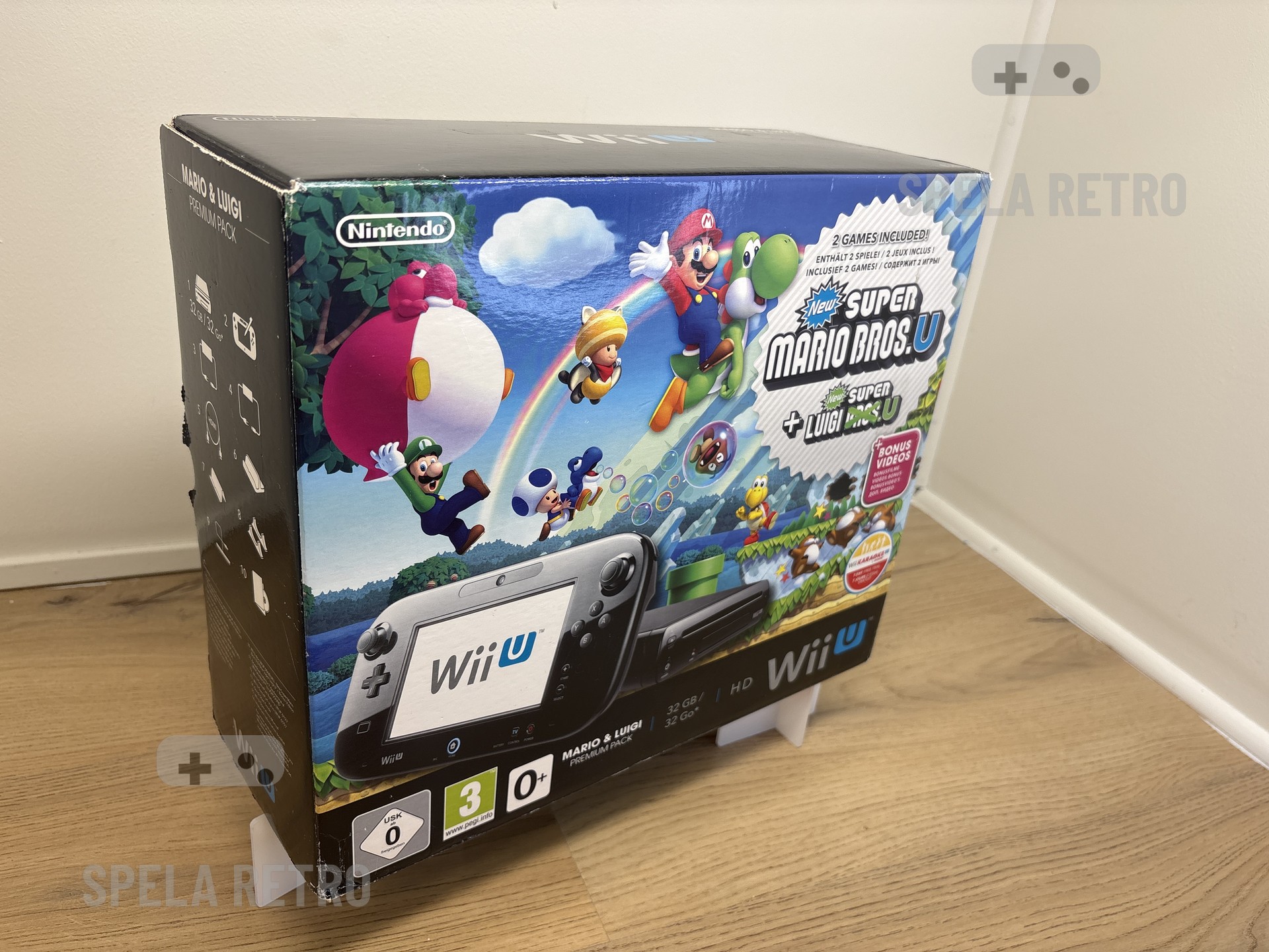 Nintendo Wii U 32gb - Mario & Luigi Premium Pack (TRADERA)