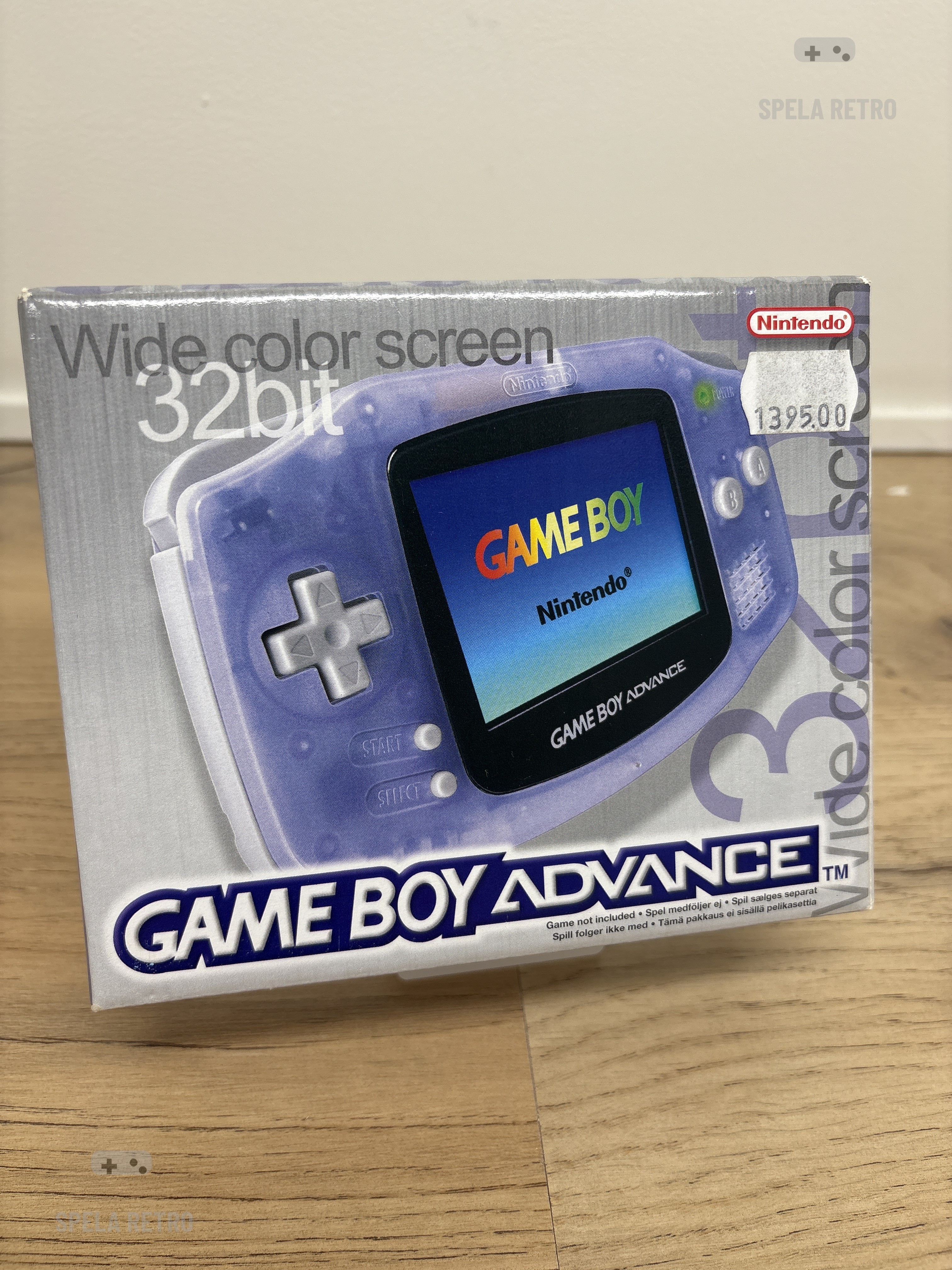 Game boy Advance GBA - Clear Purple
