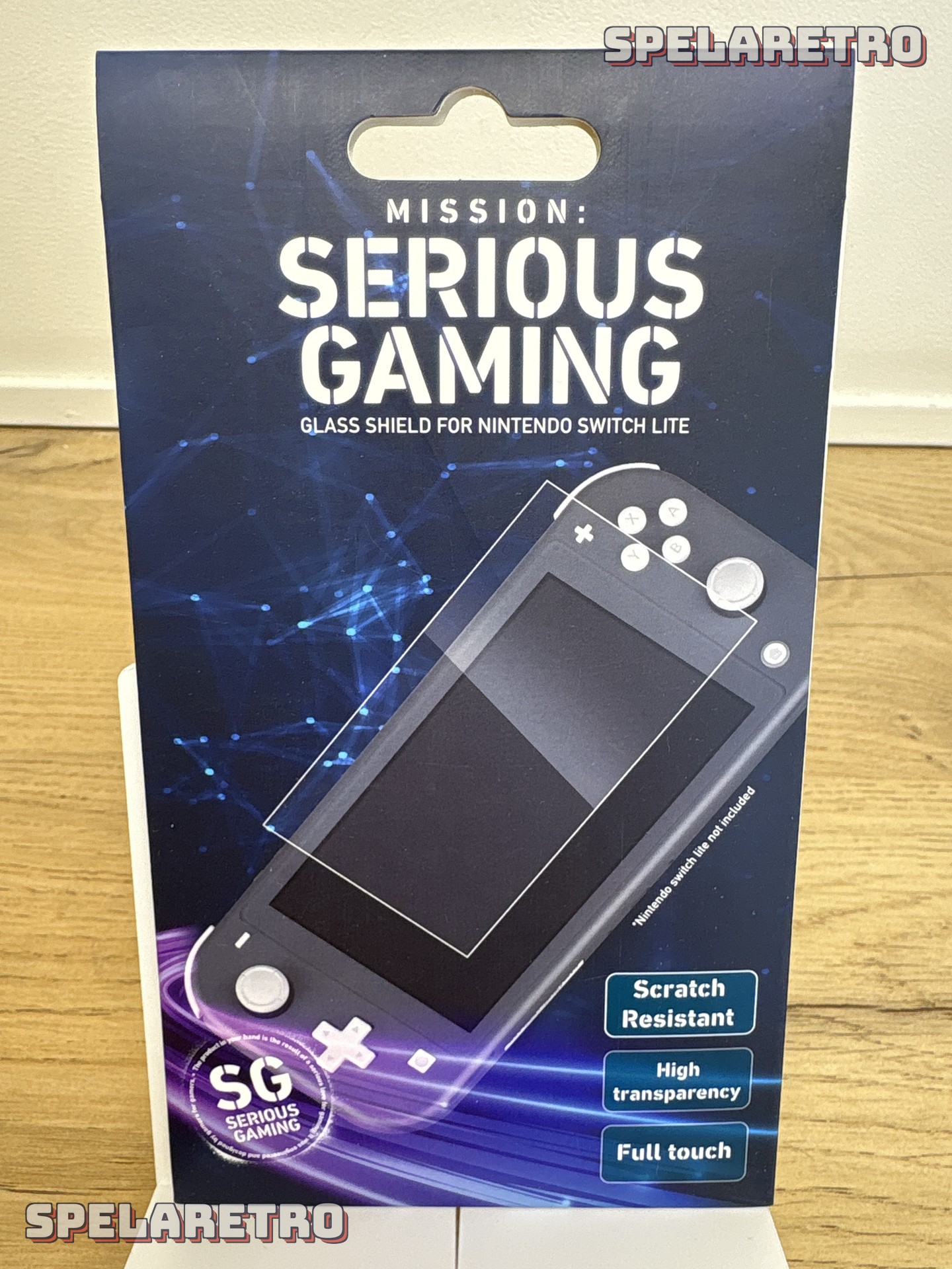 Glass shield for switch lite